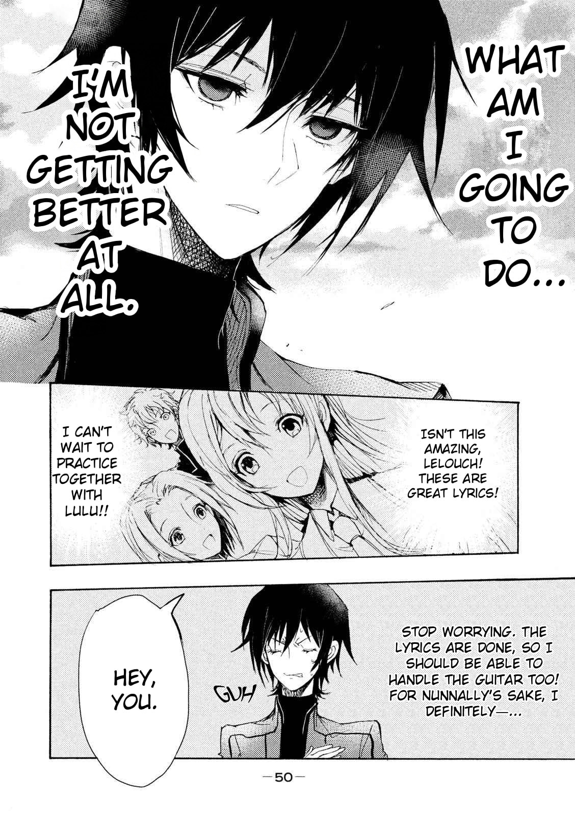 Code Black: Lelouch of the Shred Guitar Chapter 3 page 4 - 
