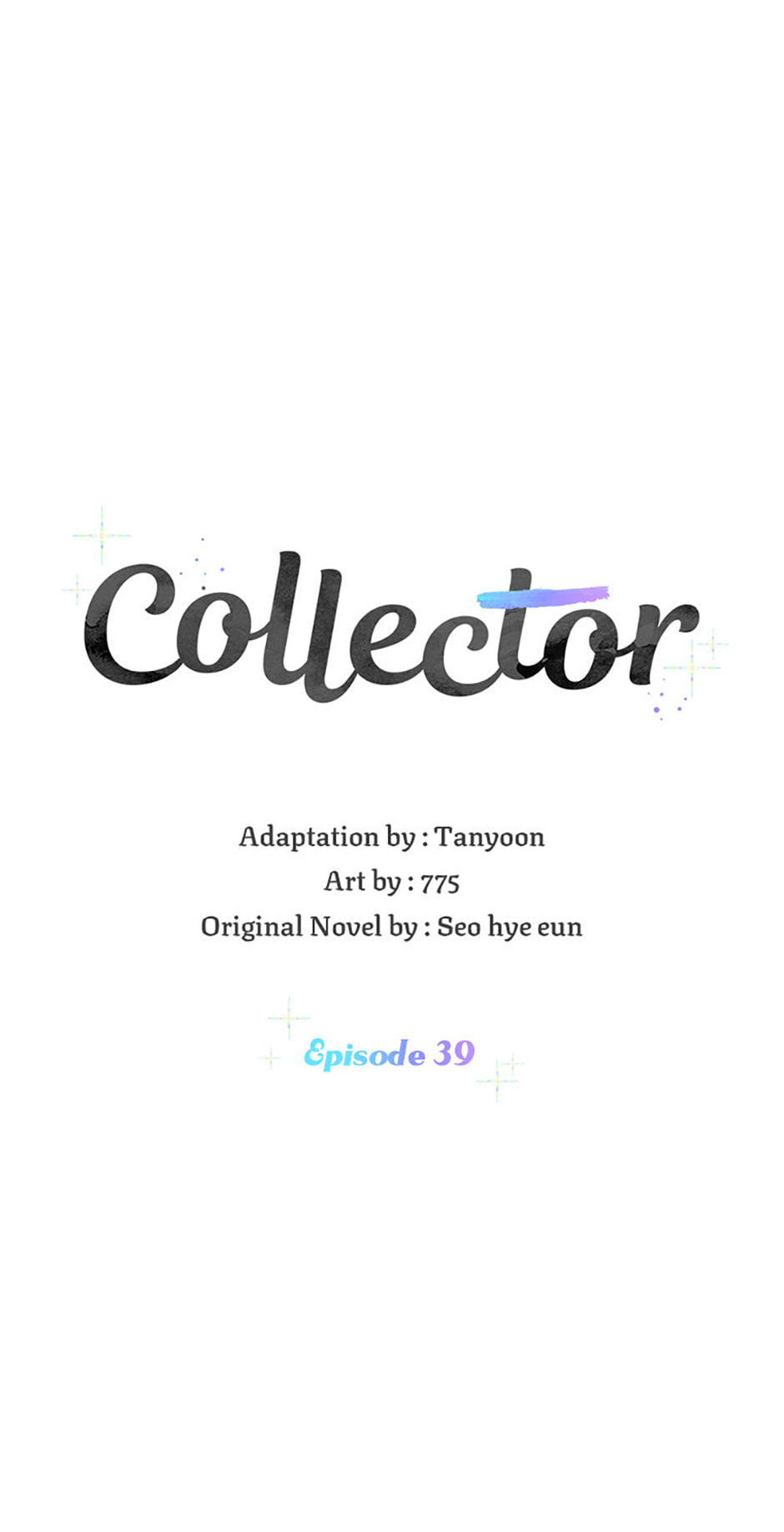 Collectors Chapter 39 page 1 - 