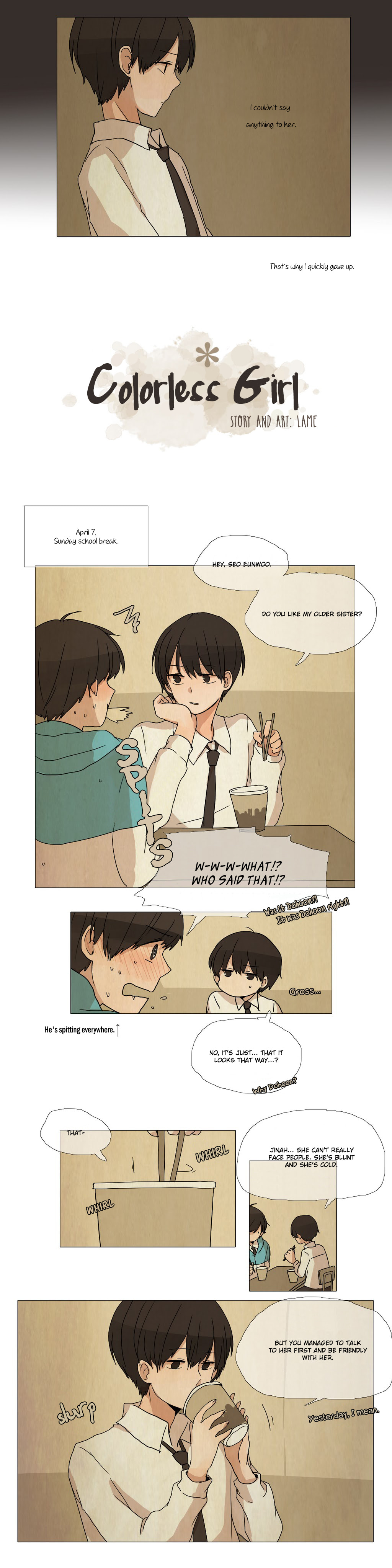 Colorless Girl Chapter 13 page 3 - 