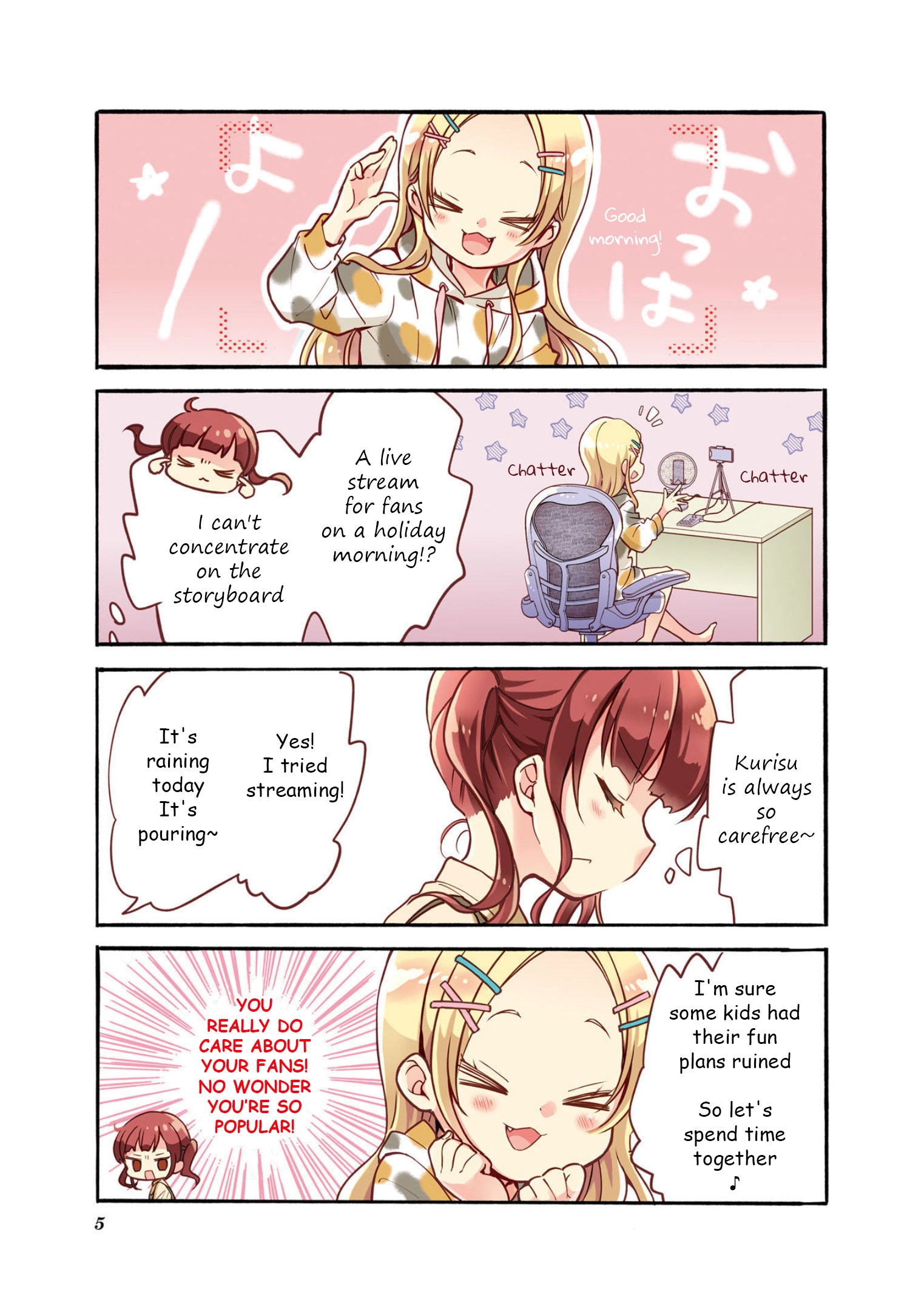 Comic Girls Chapter 78 page 6 - 