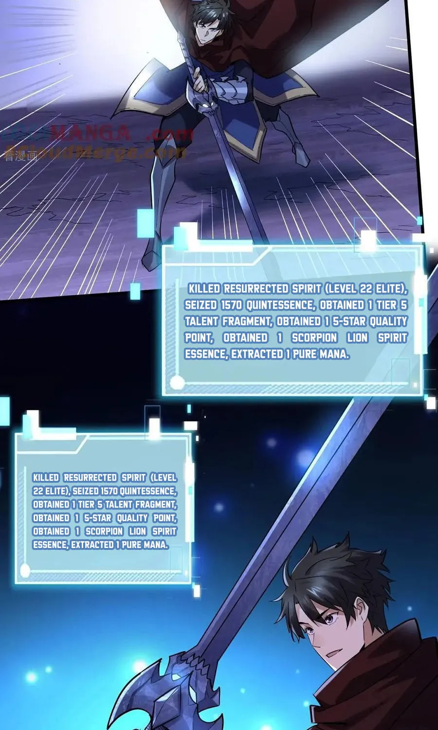Cong Ye Guai Kaishi Shengji (Colored) Chapter 41.5 page 36 - 