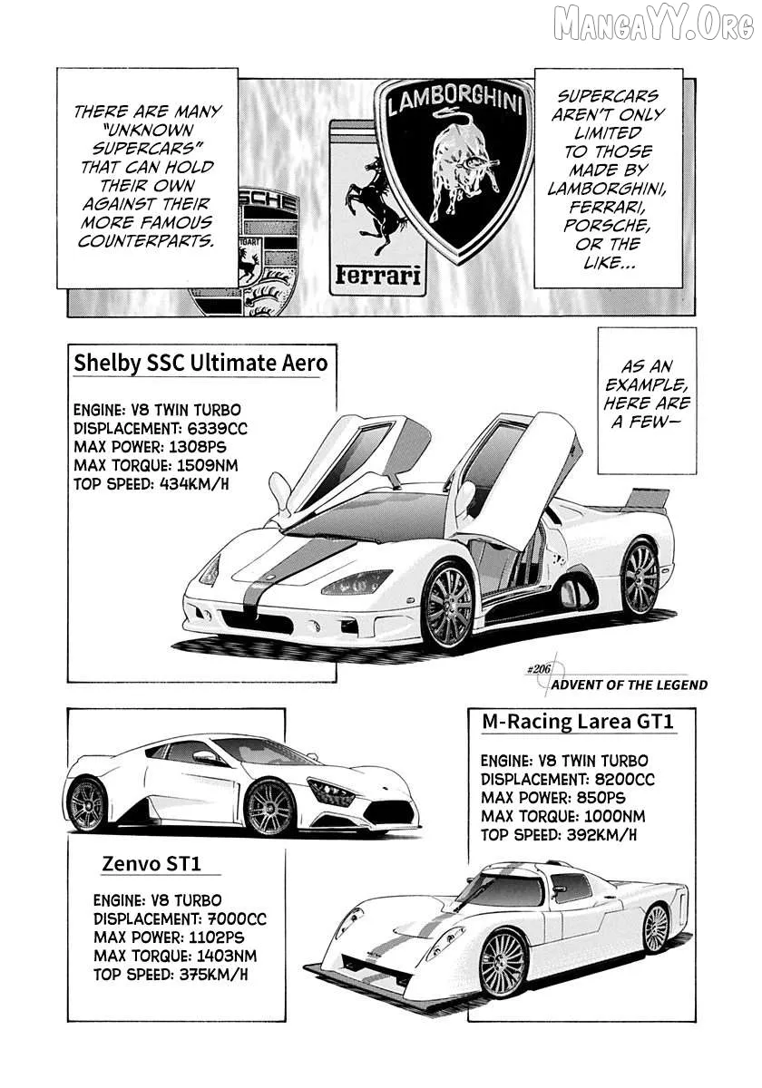Countach  Manga Chapter 206 page 1 - 