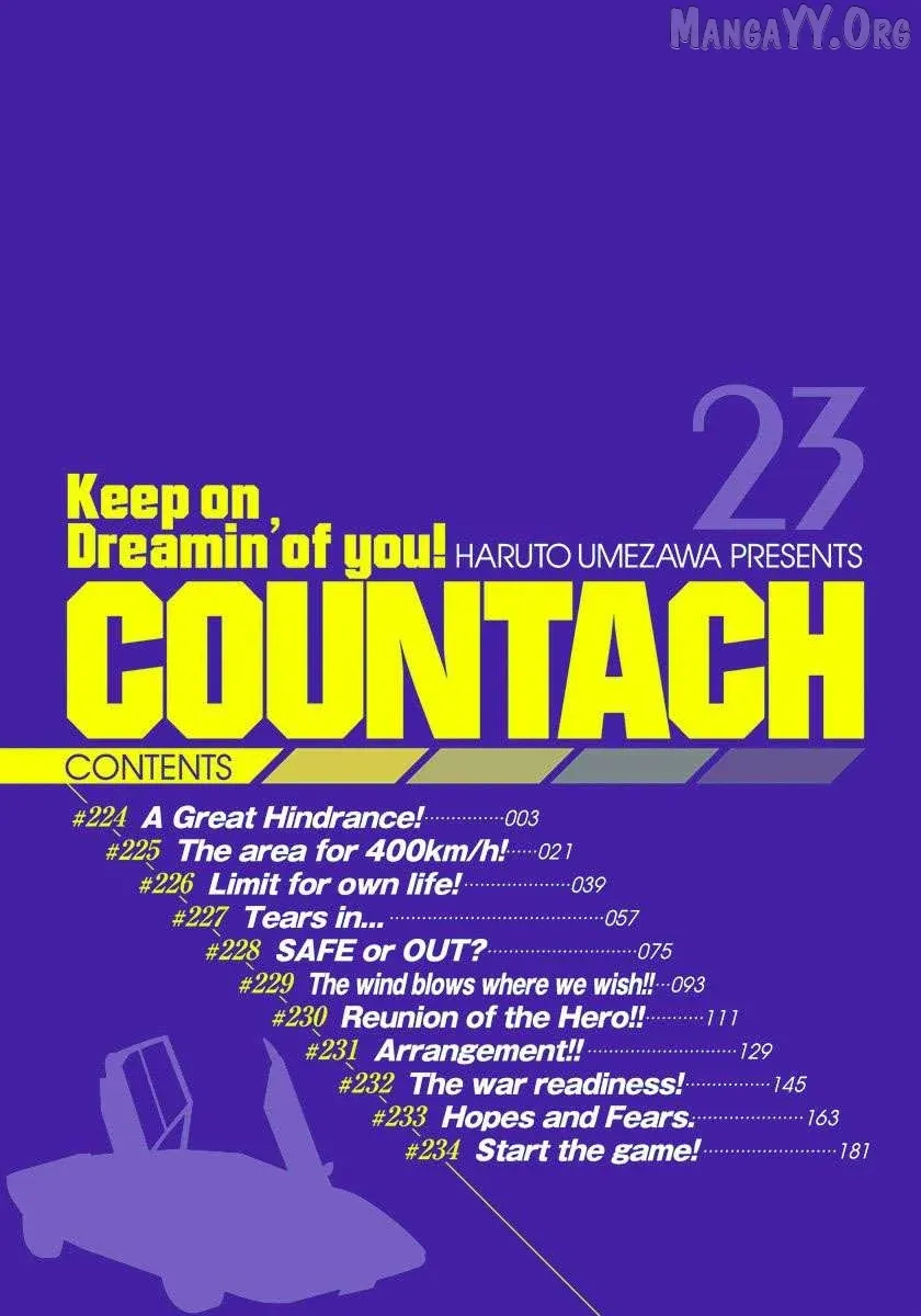 Countach  Manga Chapter 224 page 3 - 