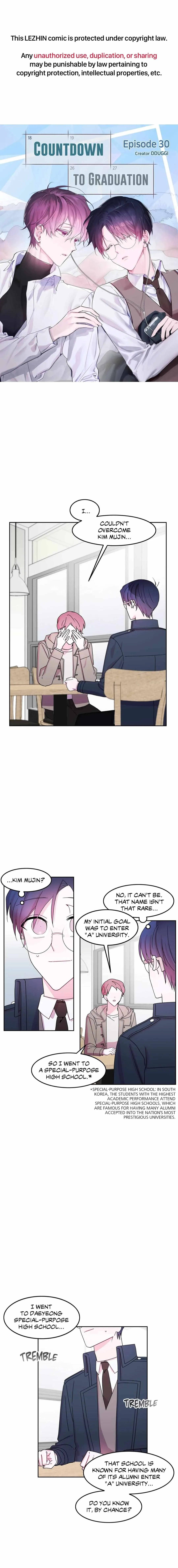 Countdown to Graduation Chapter 30 page 1 - 