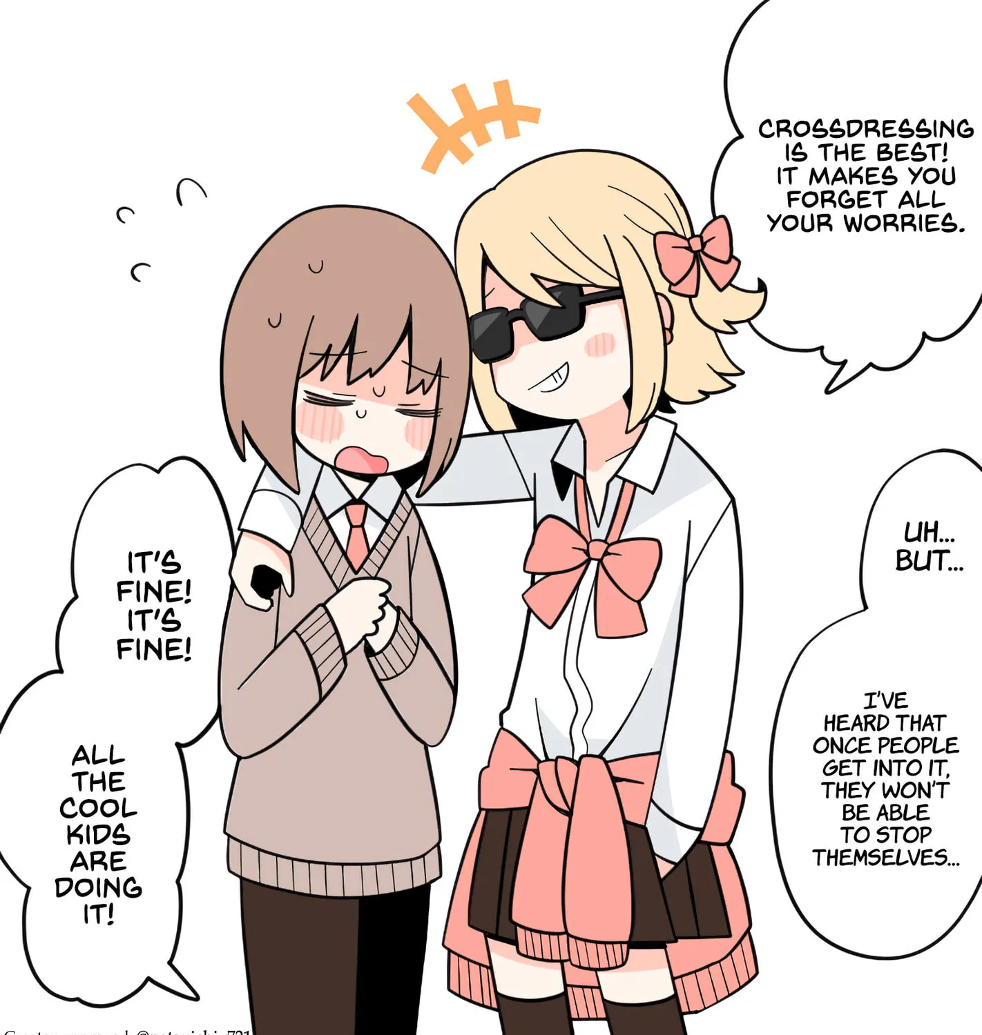 Crossdressing Isn’t Scary (Colored) Chapter 0 page 1 - 