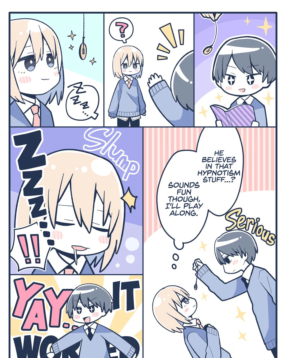 Crossdressing While Pretending To Be Hypnotized (Colored) Chapter 0 page 1 - 