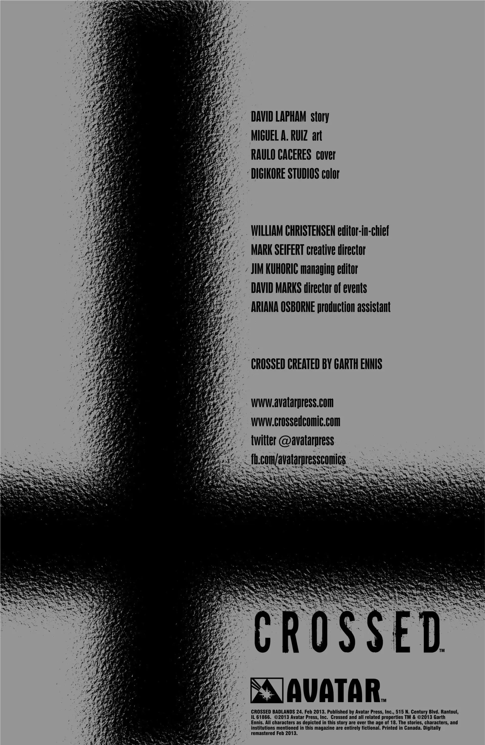 Crossed: Badlands Chapter 24 page 3 - 