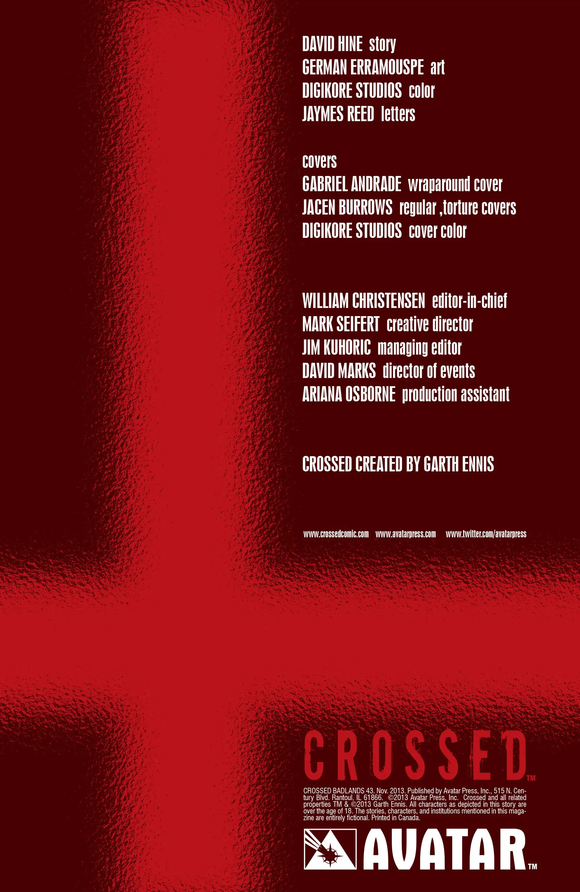 Crossed: Badlands Chapter 43 page 6 - 