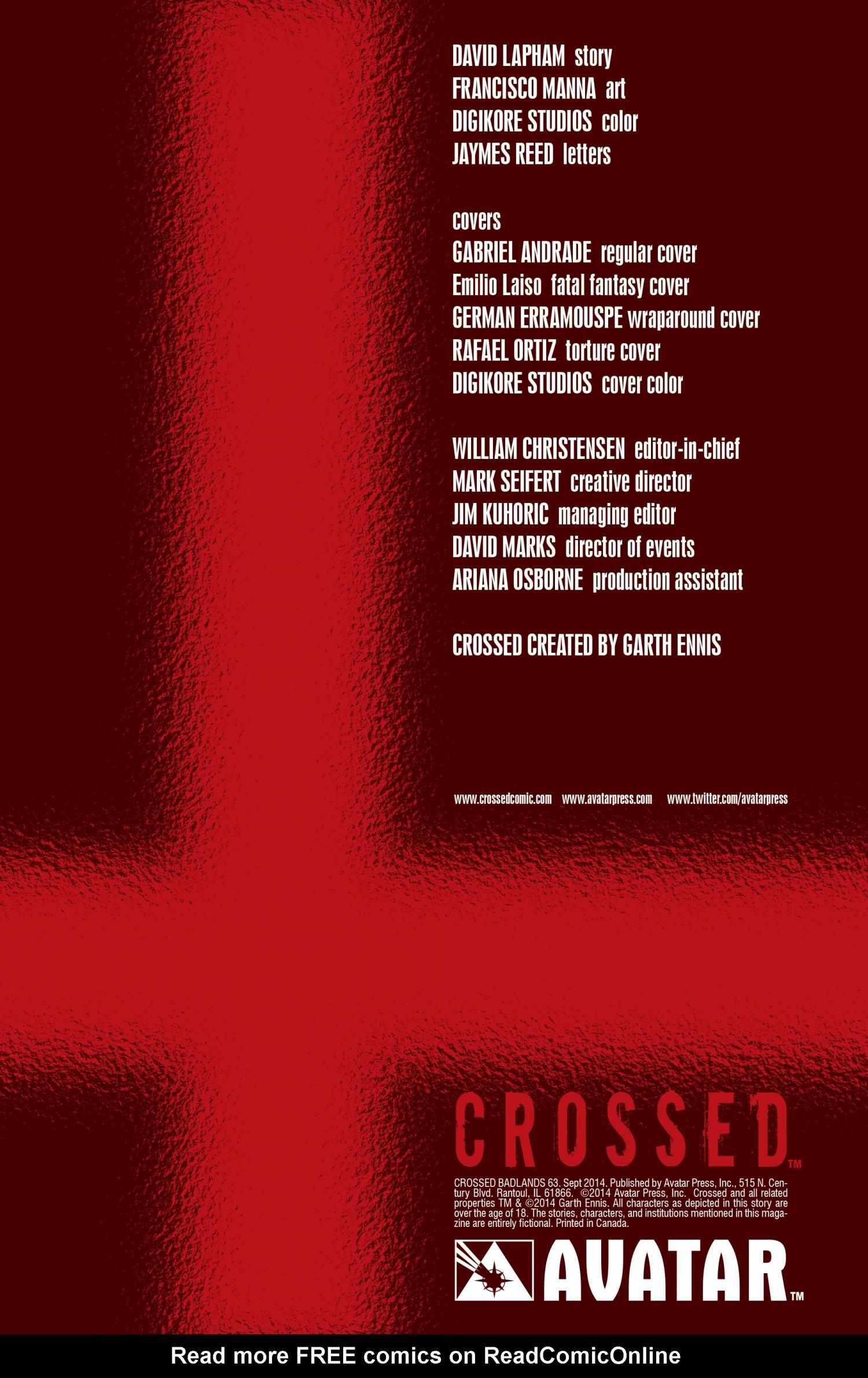 Crossed: Badlands Chapter 63 page 6 - 