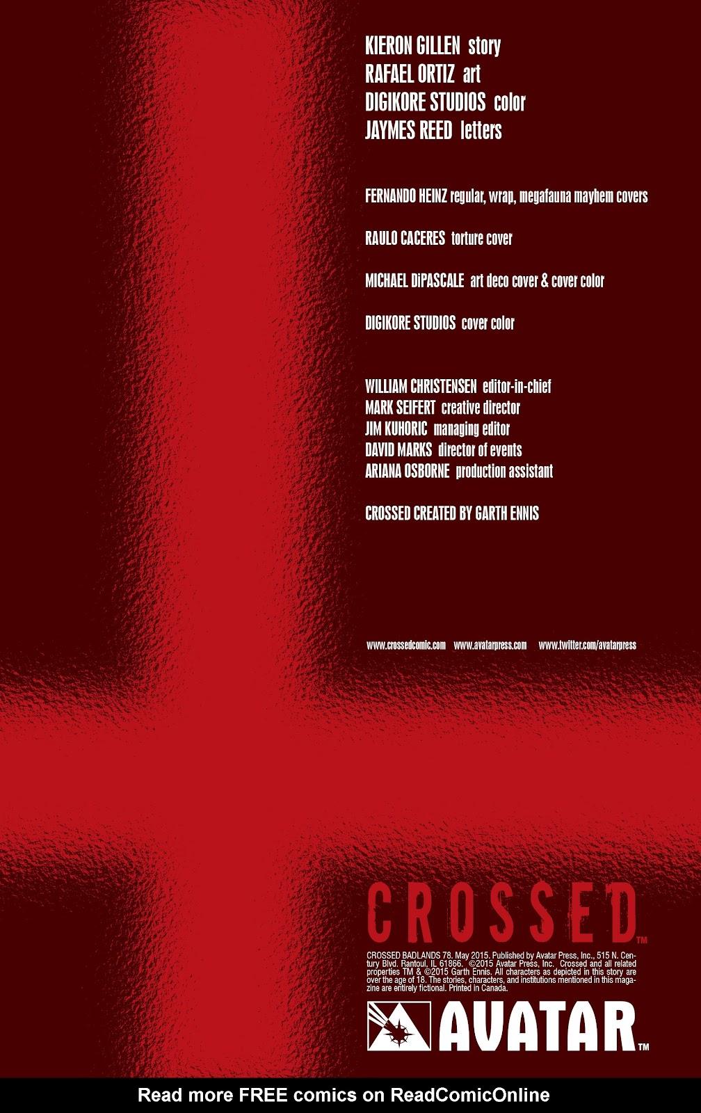 Crossed: Badlands Chapter 78 page 3 - 