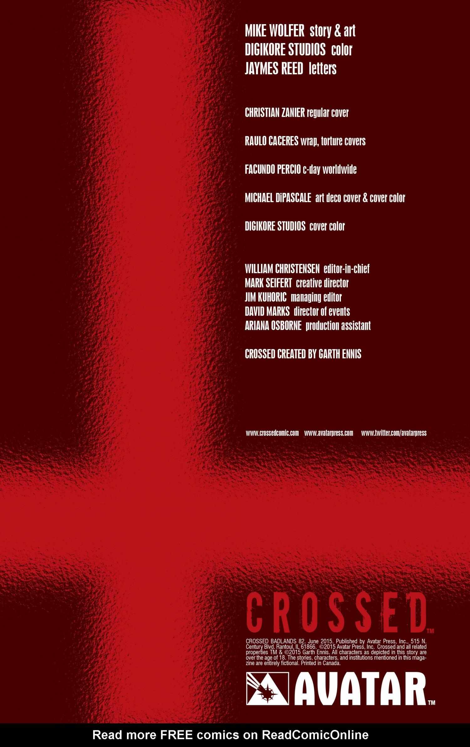 Crossed: Badlands Chapter 82 page 3 - 