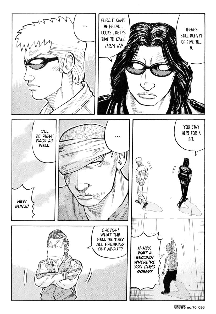 Crows Chapter 72 page 36 - 