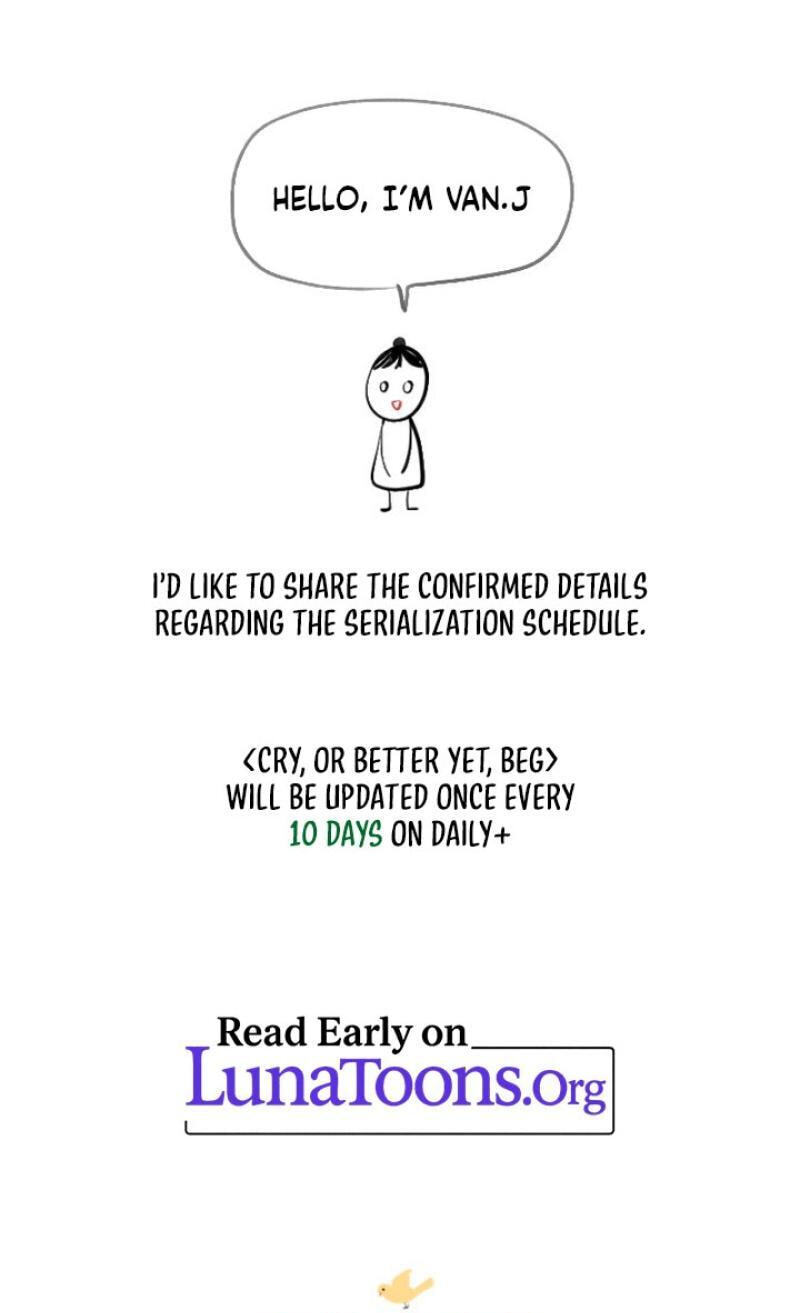 Cry, or Better Yet, Beg Chapter 79.5 page 1 - 