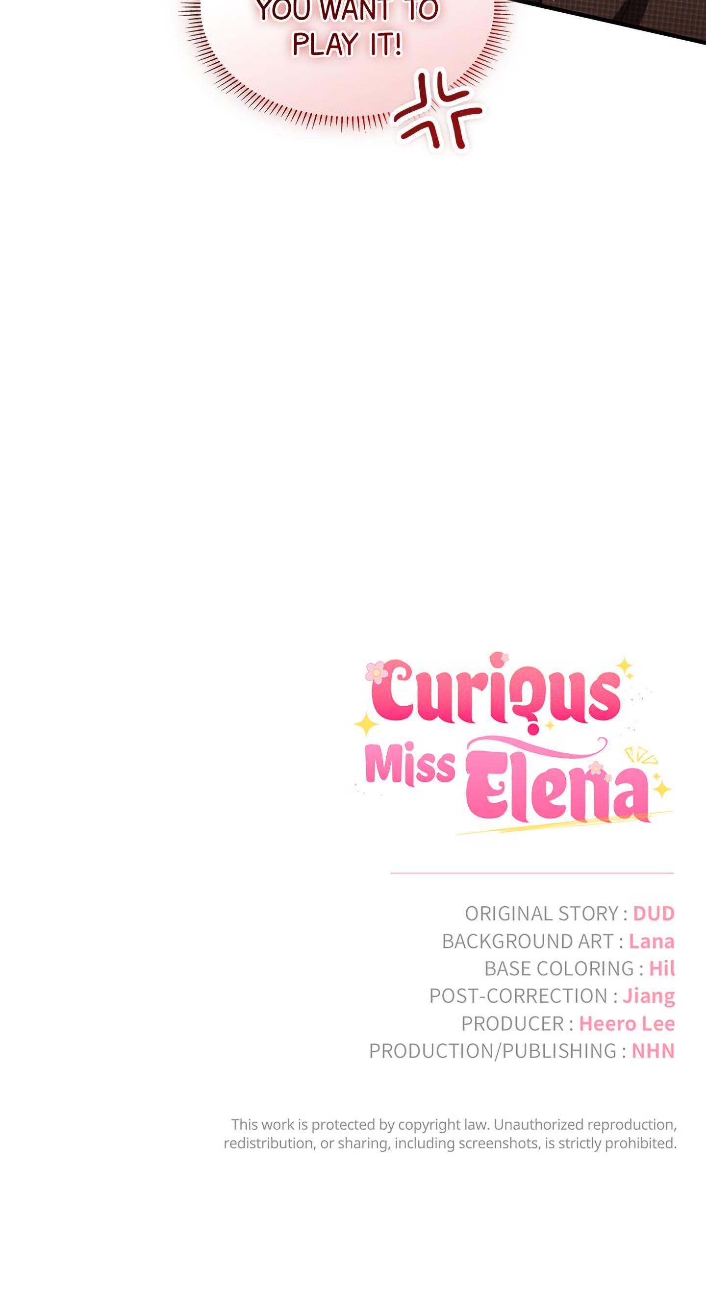 Curious Miss Elena Chapter 20 page 142 - 