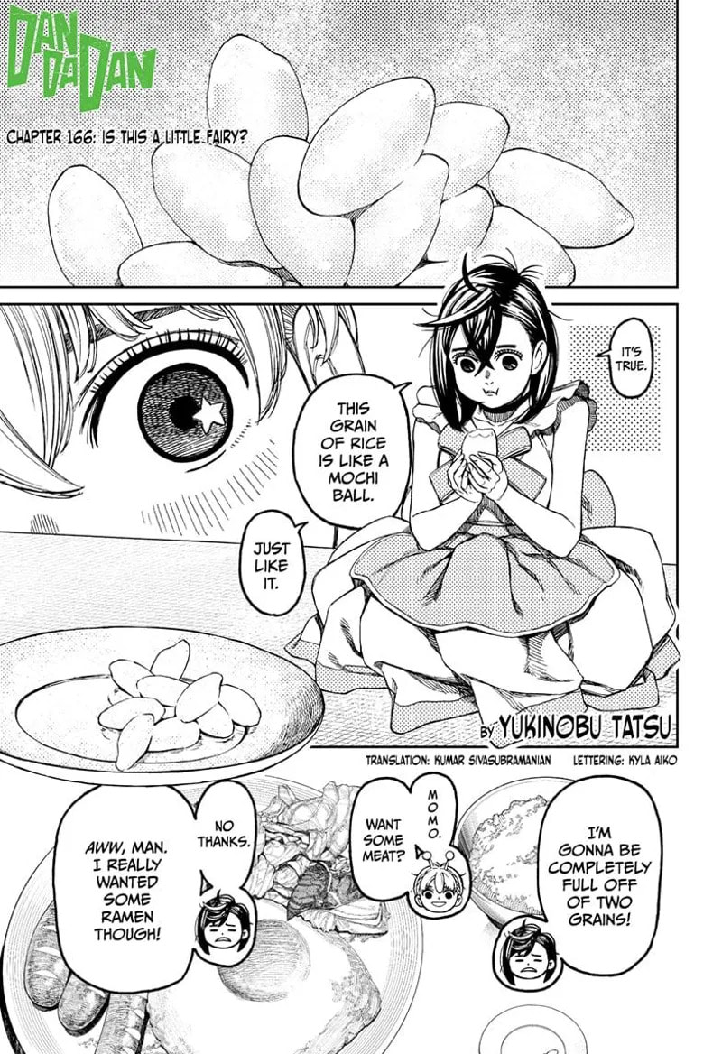 Dandadan Chapter 166 page 1 - 