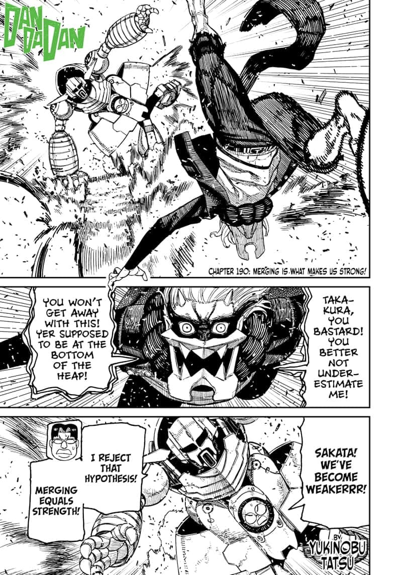 Dandadan Chapter 190 page 1 - 