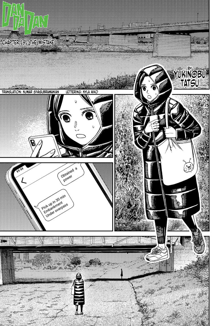 Dandadan Chapter 191 page 1 - 