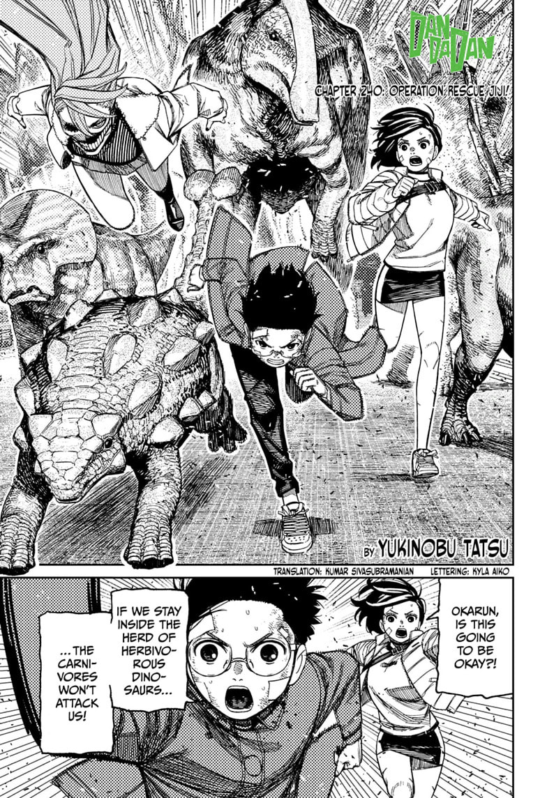 Dandadan Chapter 240 page 1 - 