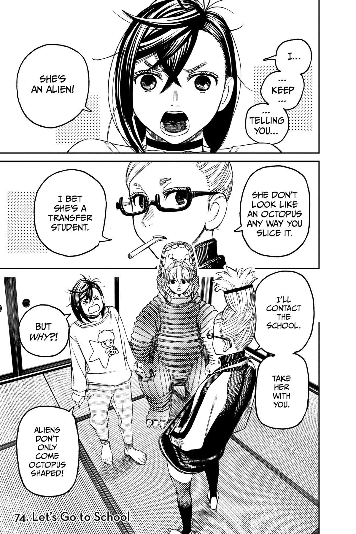 Dandadan Chapter 74 page 1 - 