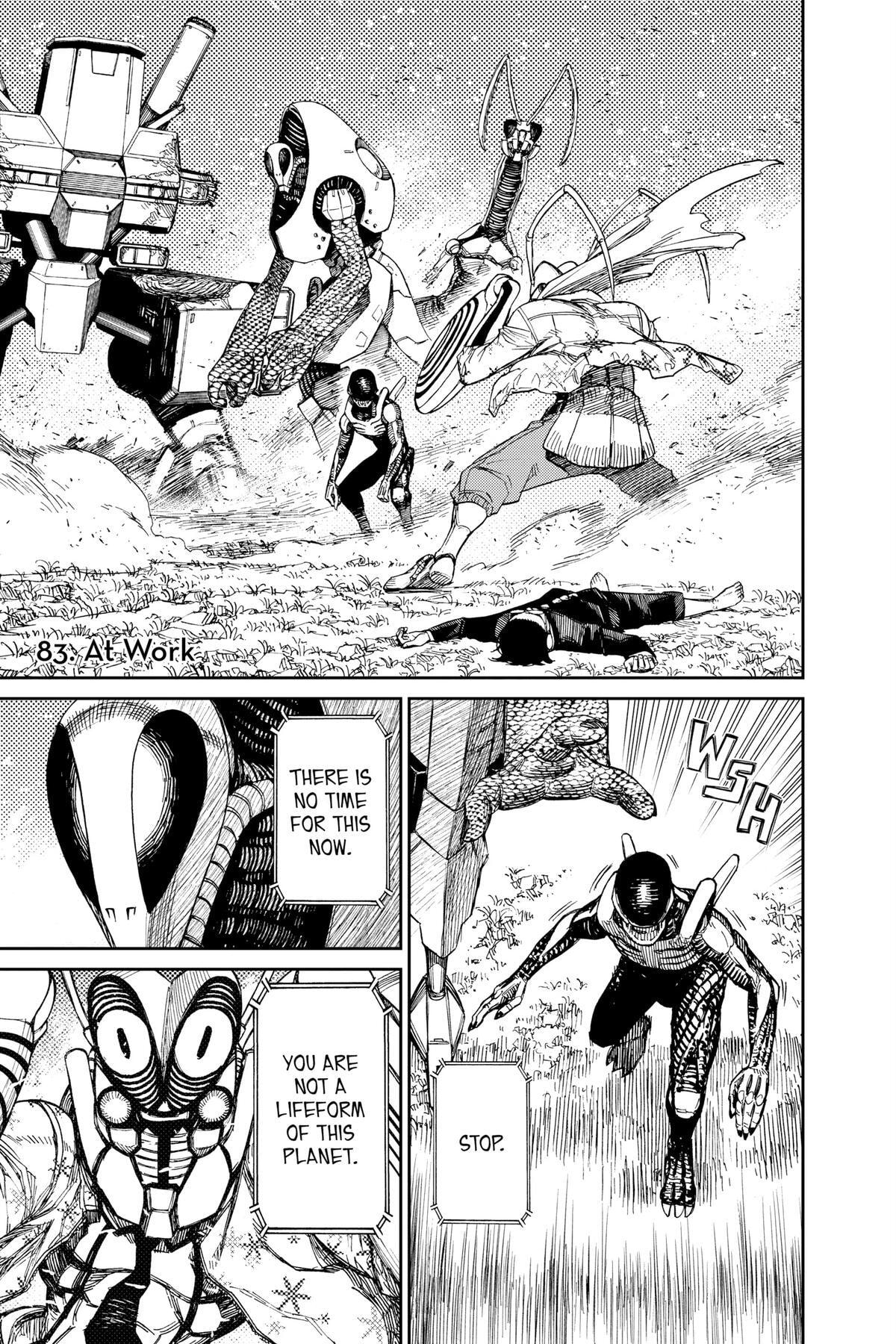 Dandadan Chapter 83 page 1 - 