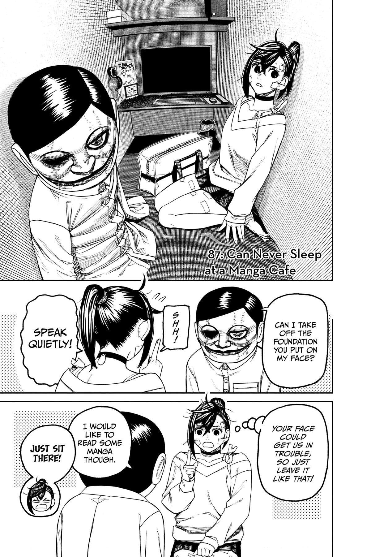 Dandadan Chapter 87 page 1 - 