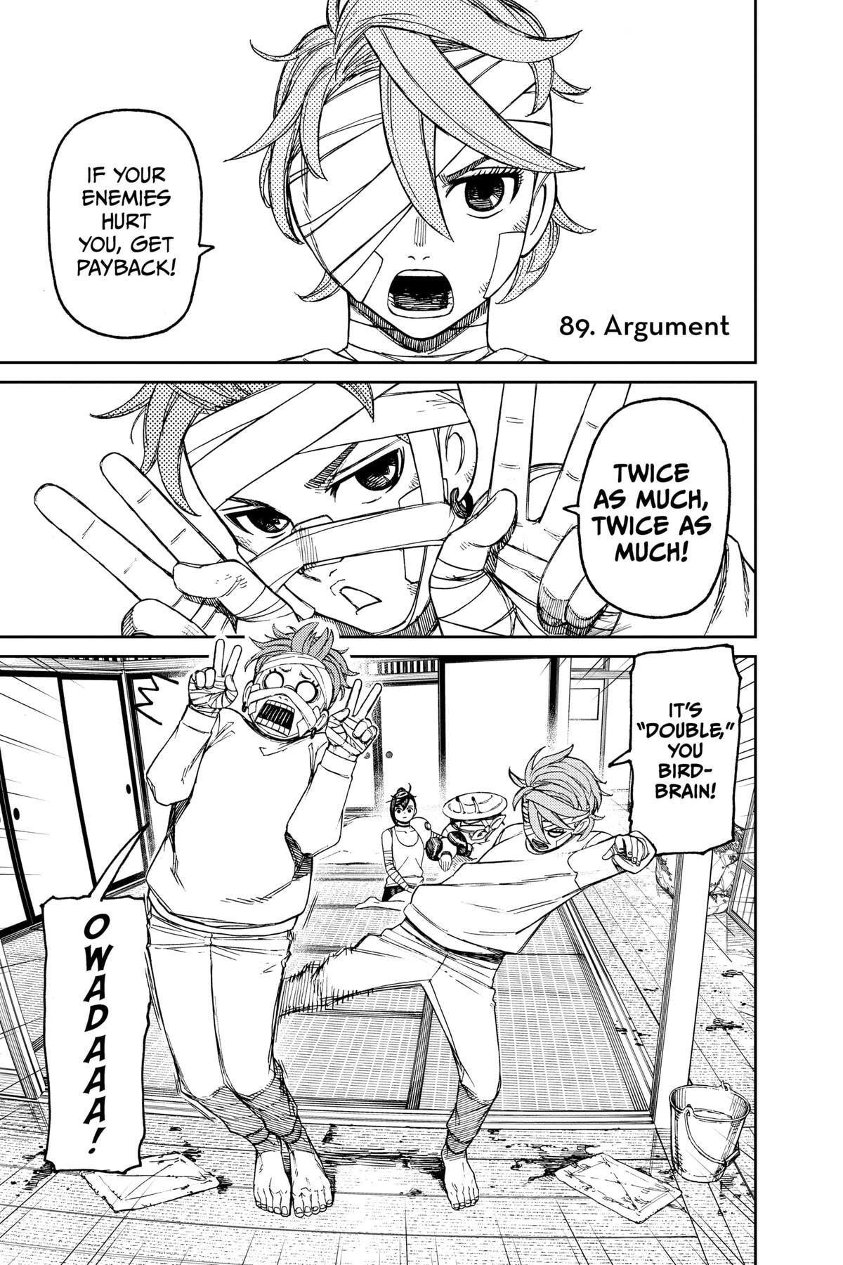 Dandadan Chapter 89 page 1 - 