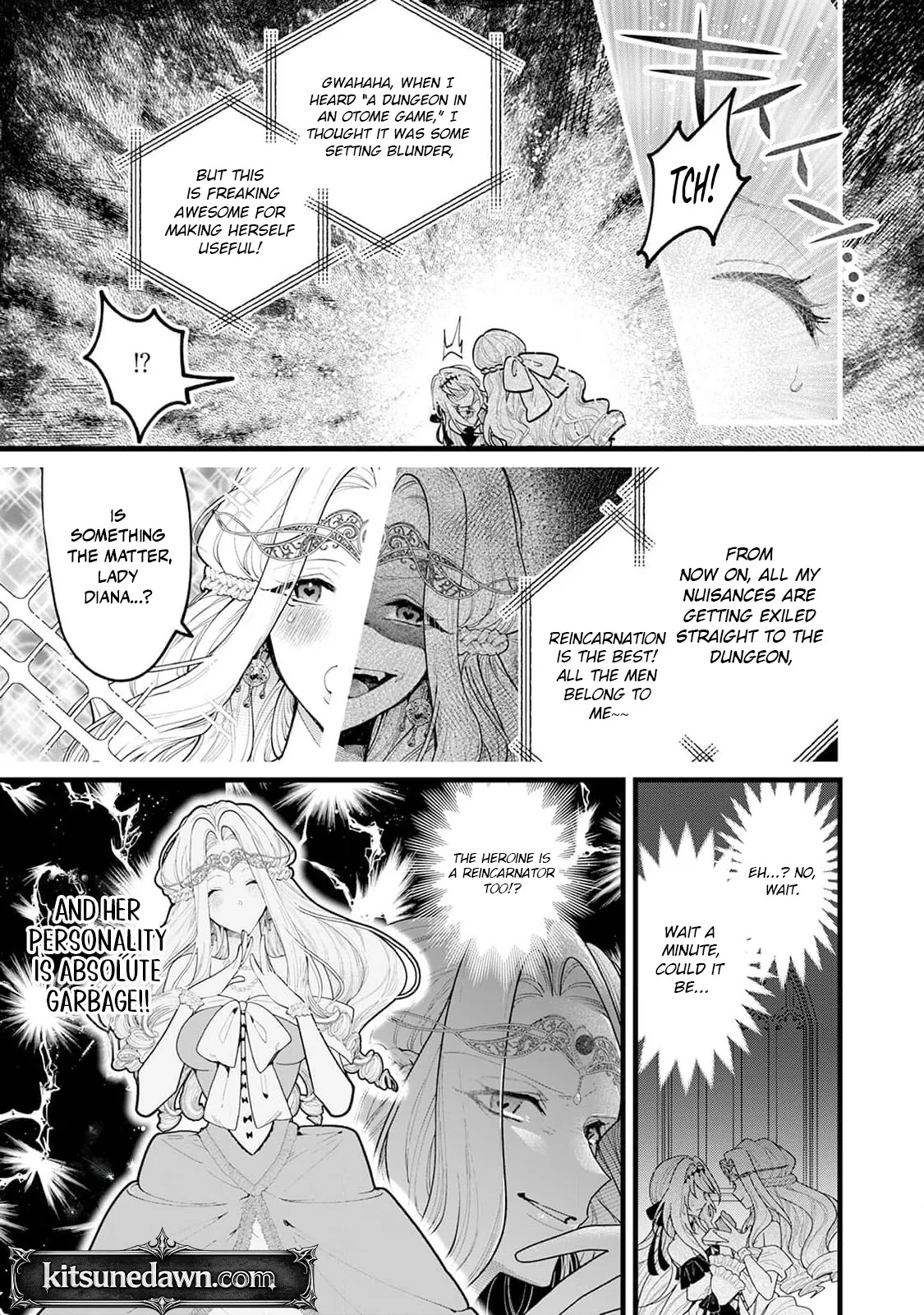 Danzai = Erotic Trap Dungeon!? ~Akuyaku Reijou ni Tensei Shitara Enzai de Tsuihou Sareta no de Kouryaku Taishou no Assassin to Touha Shimasu~ Chapter 1 page 11 - 