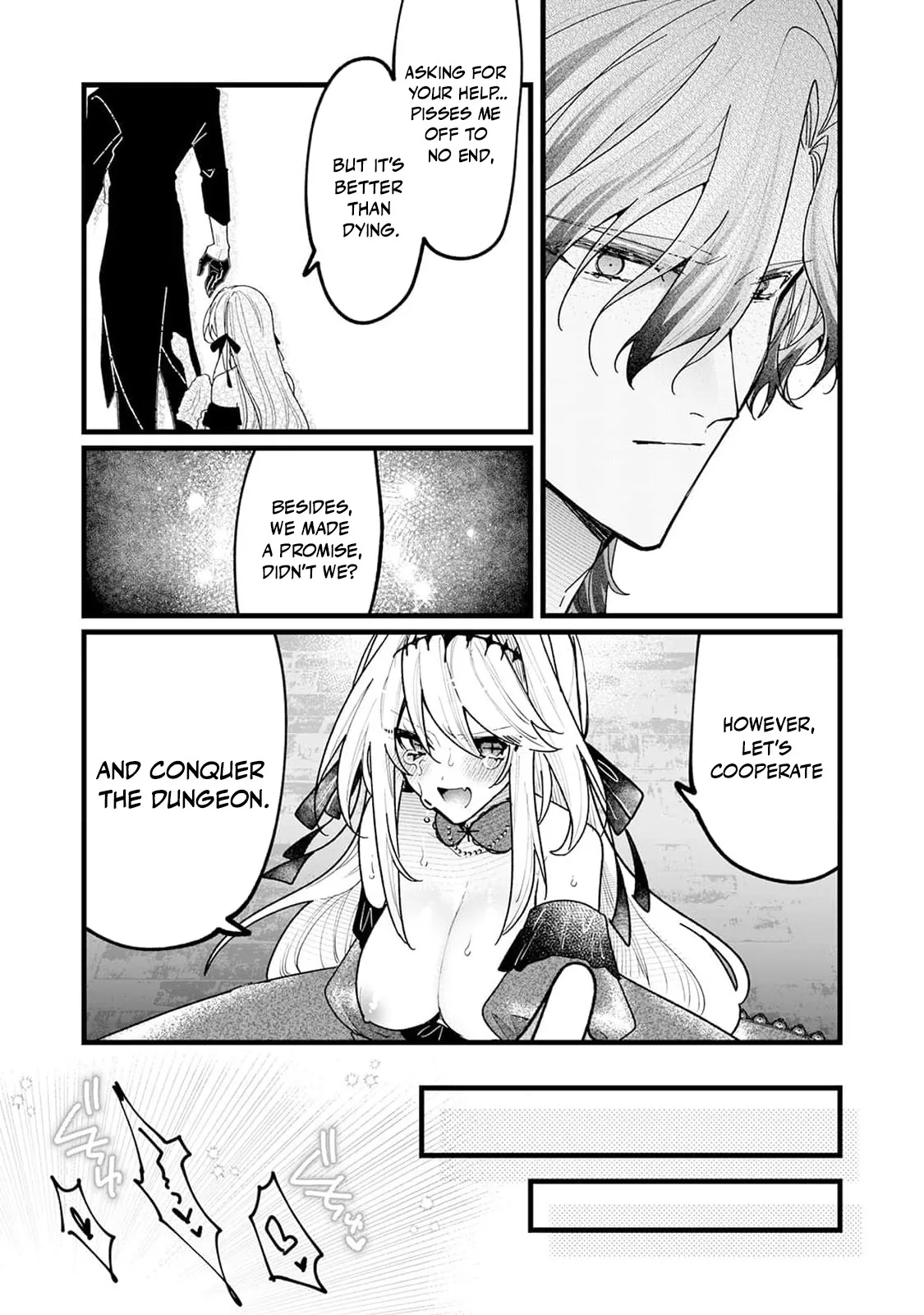 Danzai = Erotic Trap Dungeon!? ~Akuyaku Reijou ni Tensei Shitara Enzai de Tsuihou Sareta no de Kouryaku Taishou no Assassin to Touha Shimasu~ Chapter 1 page 28 - 