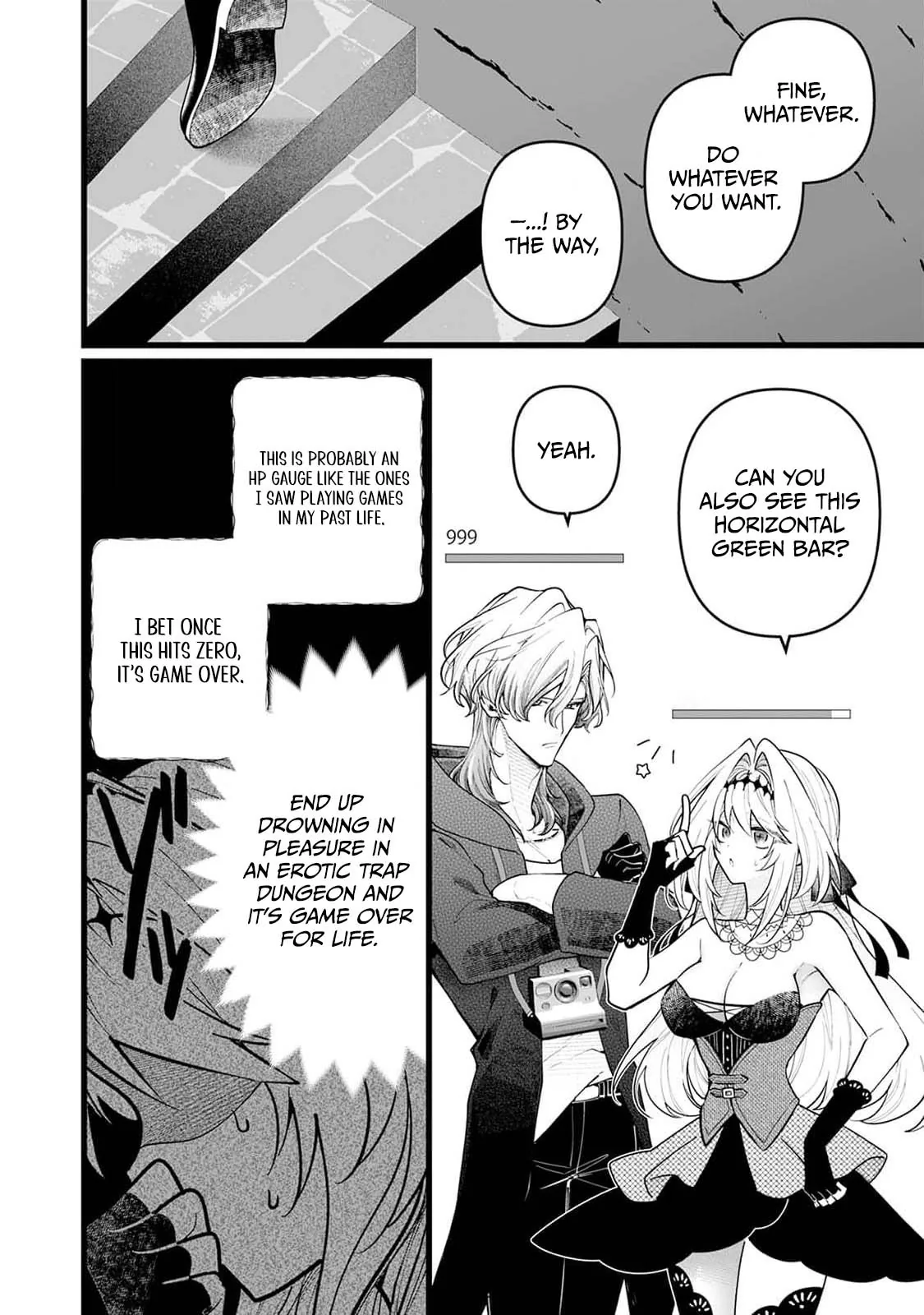 Danzai = Erotic Trap Dungeon!? ~Akuyaku Reijou ni Tensei Shitara Enzai de Tsuihou Sareta no de Kouryaku Taishou no Assassin to Touha Shimasu~ Chapter 2 page 8 - 