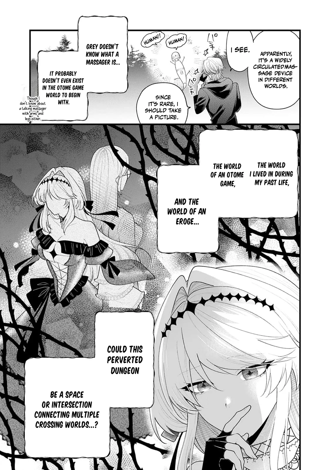 Danzai = Erotic Trap Dungeon!? ~Akuyaku Reijou ni Tensei Shitara Enzai de Tsuihou Sareta no de Kouryaku Taishou no Assassin to Touha Shimasu~ Chapter 6 page 8 - 