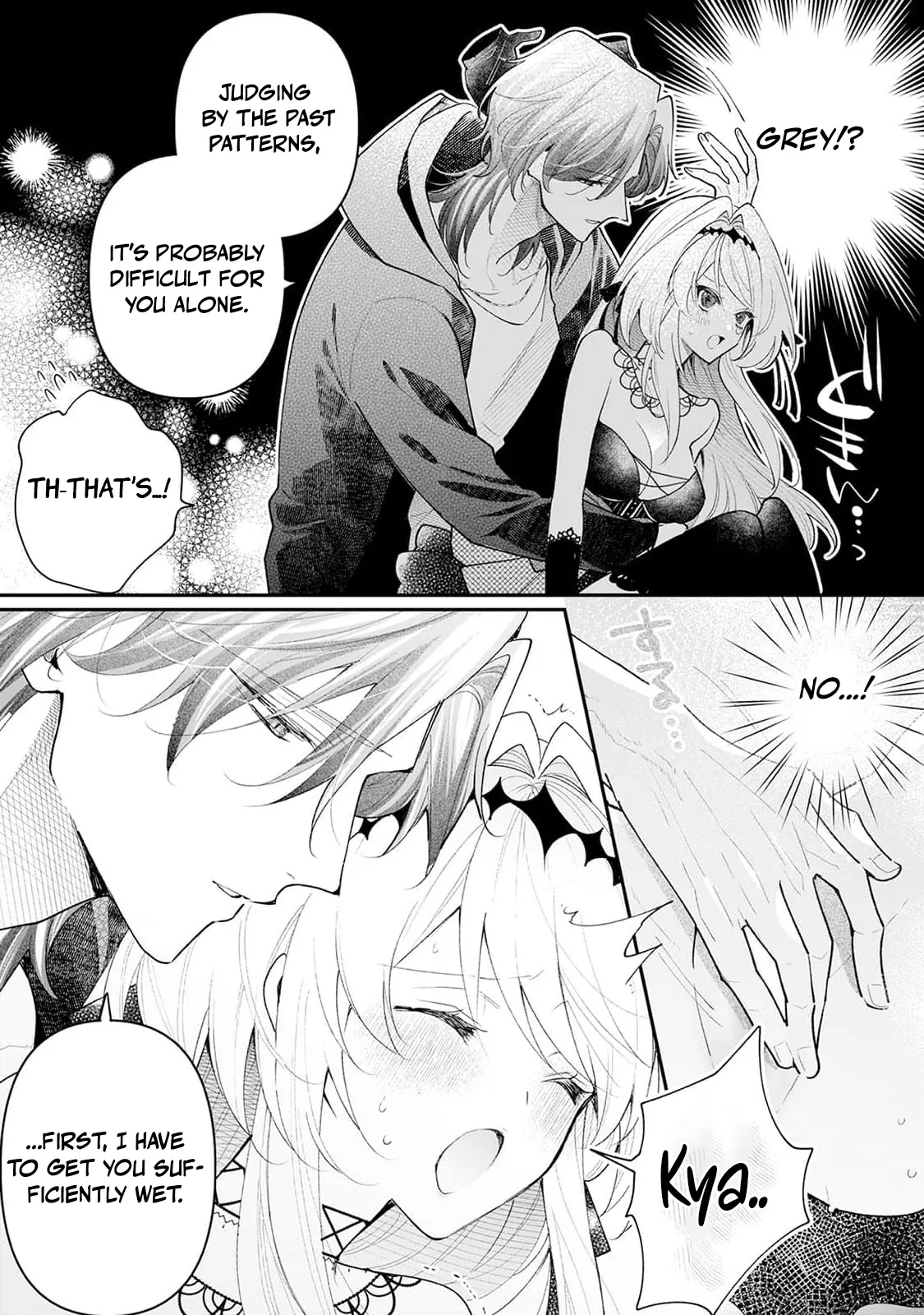 Danzai = Erotic Trap Dungeon!? ~Akuyaku Reijou ni Tensei Shitara Enzai de Tsuihou Sareta no de Kouryaku Taishou no Assassin to Touha Shimasu~ Chapter 8 page 13 - 