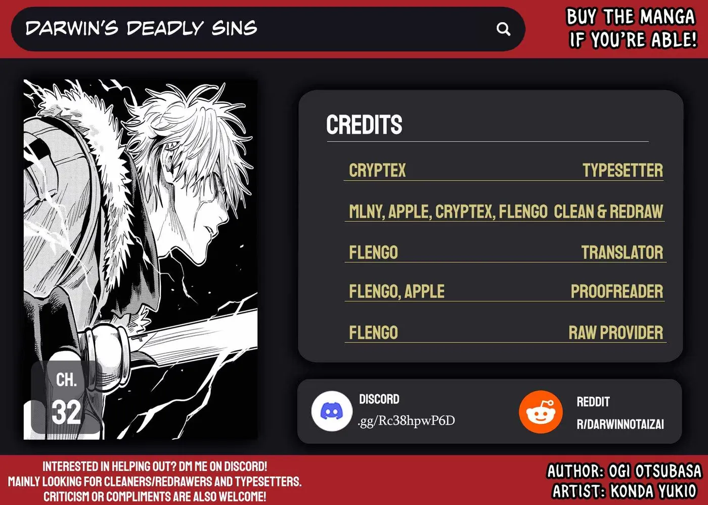 Darwin's Deadly Sins Chapter 32 page 1 - 