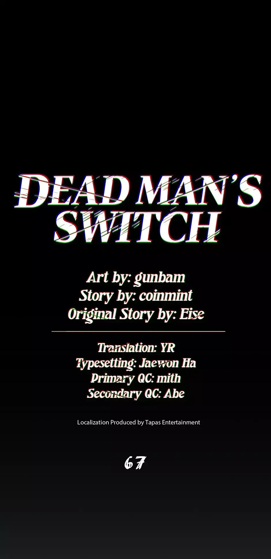 Dead Man's Switch Chapter 67 page 1 - 