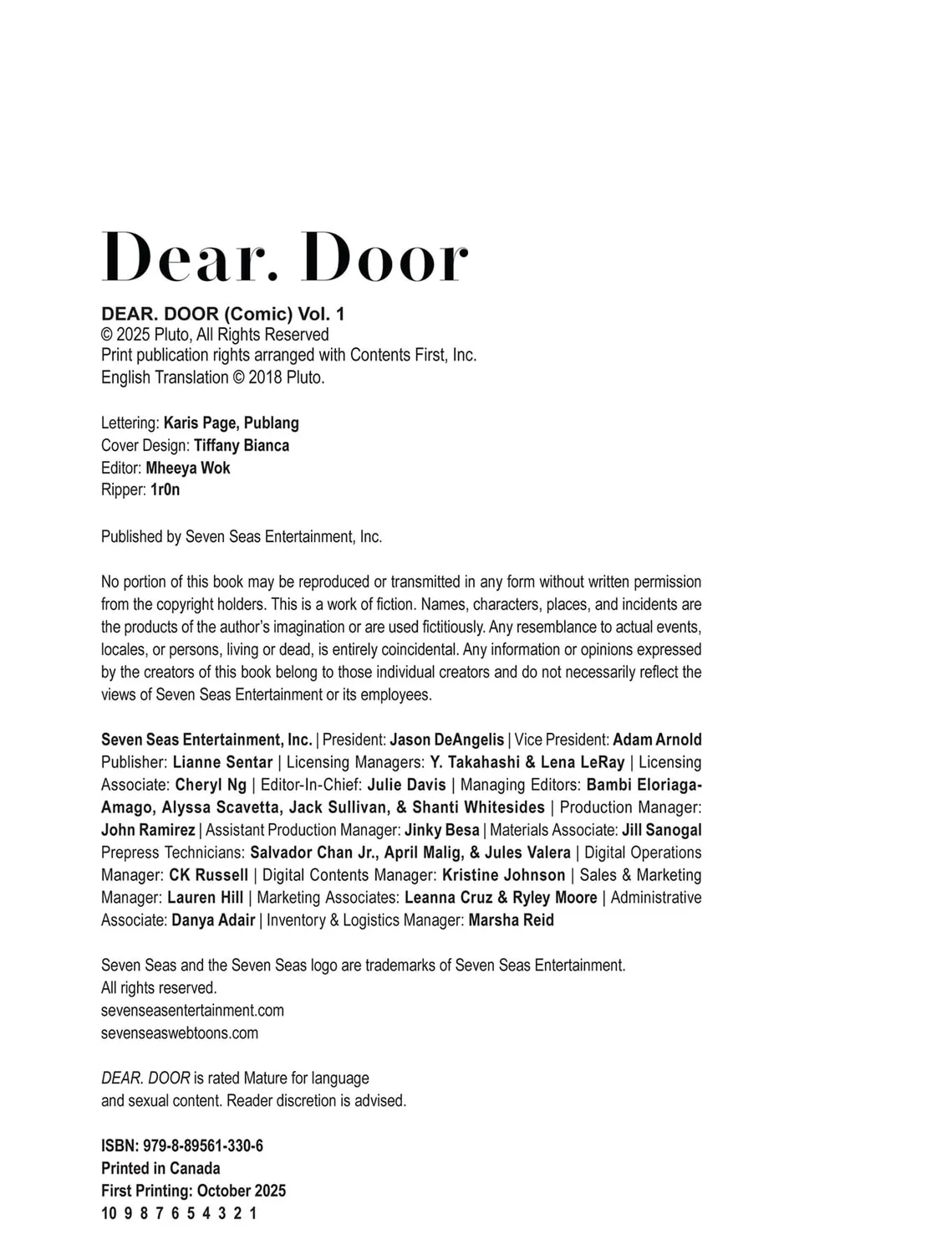 Dear. Door Chapter 14 page 55 - 