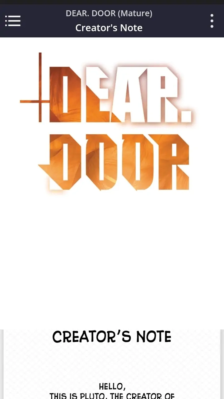 Dear. Door Chapter 163.5 page 1 - 