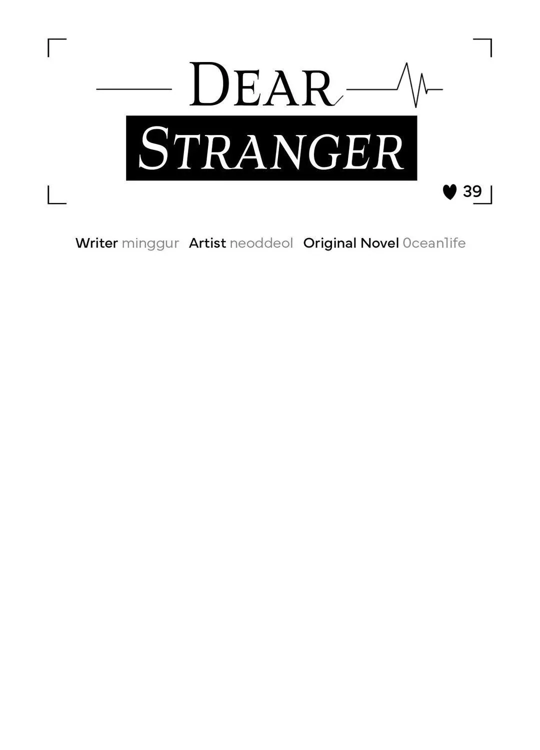 Dear Stranger Chapter 39 page 61 - 