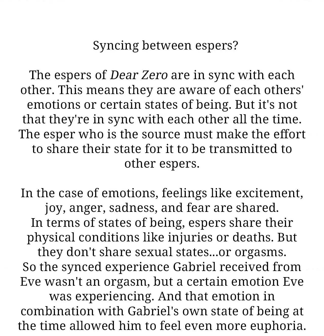 Dear Zero Chapter 30.1 page 3 - 