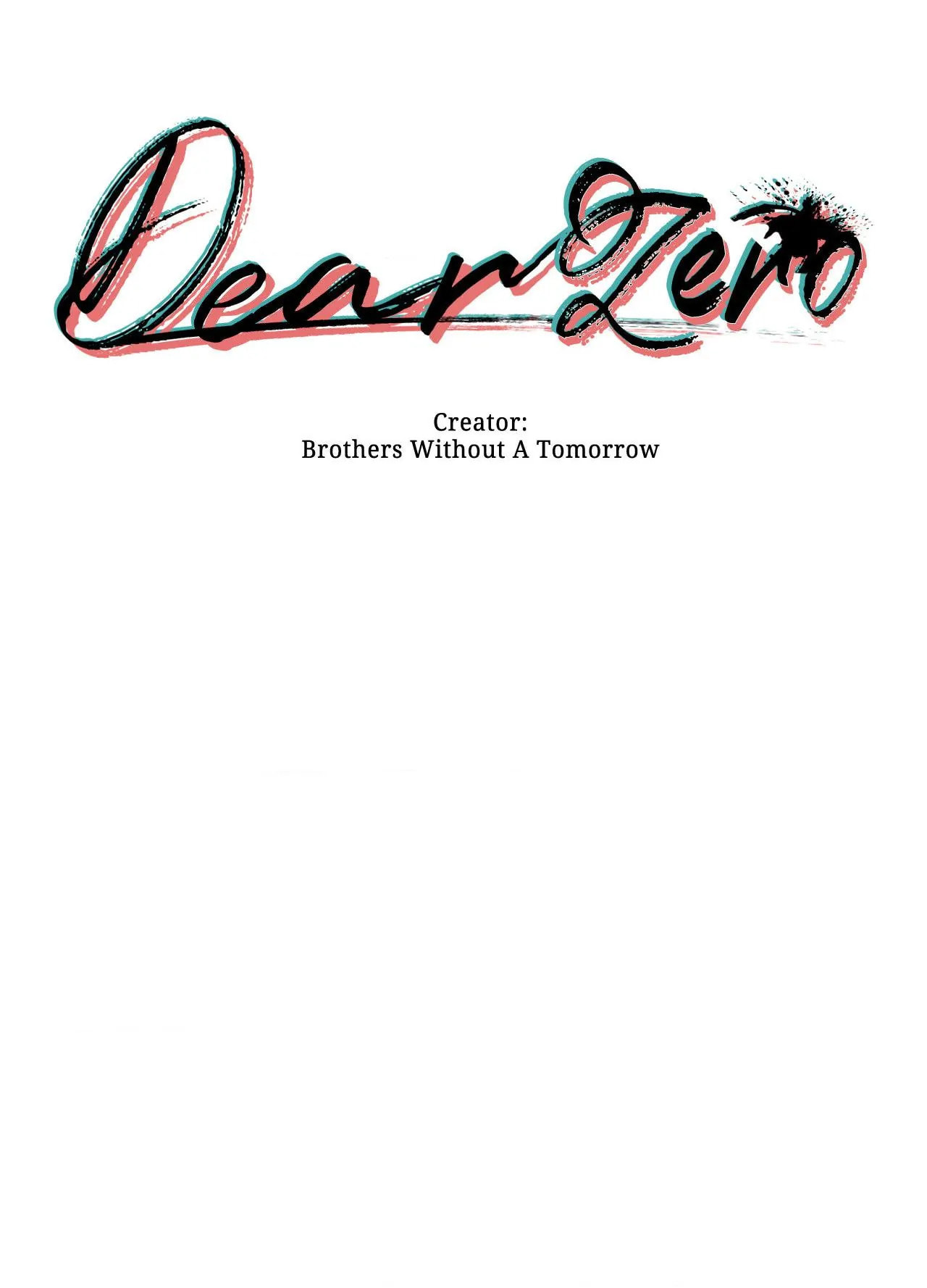Dear Zero Chapter 9 page 1 - 