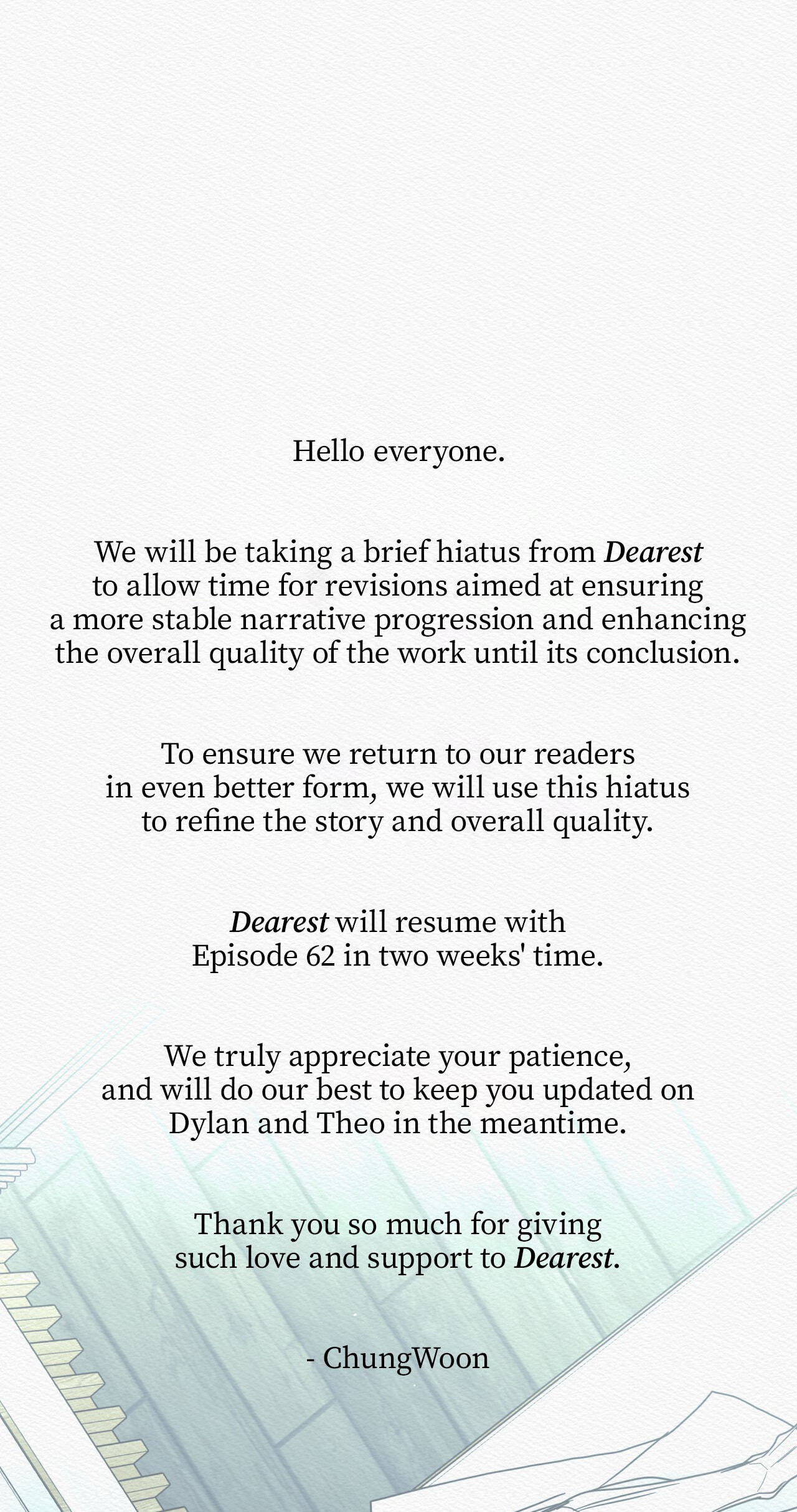 Dearest Chapter 61.1 page 1 - 