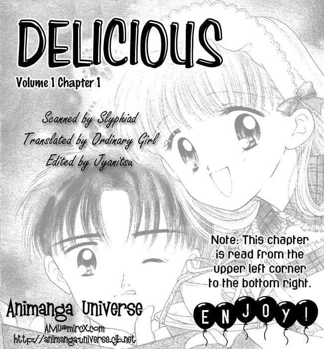 Delicious! Chapter 1 page 2 - 