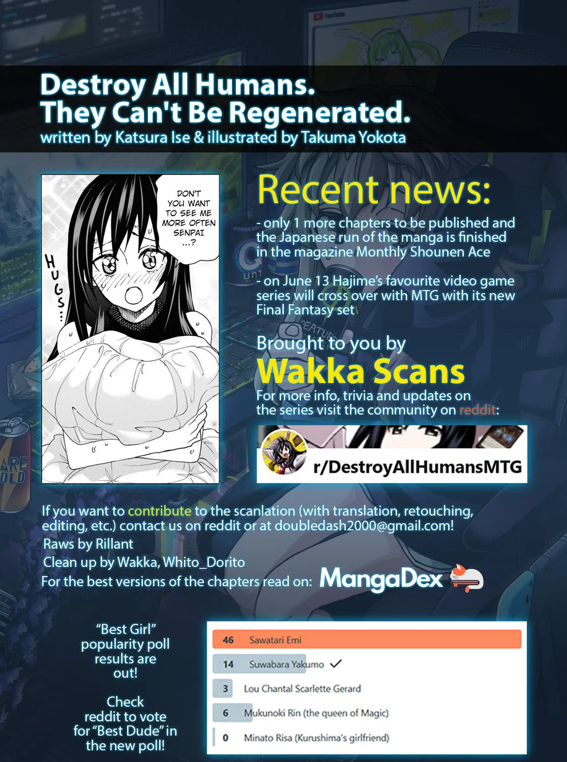 Destroy all humankind. They can't be regenerated. Chapter 56 page 7 - 
