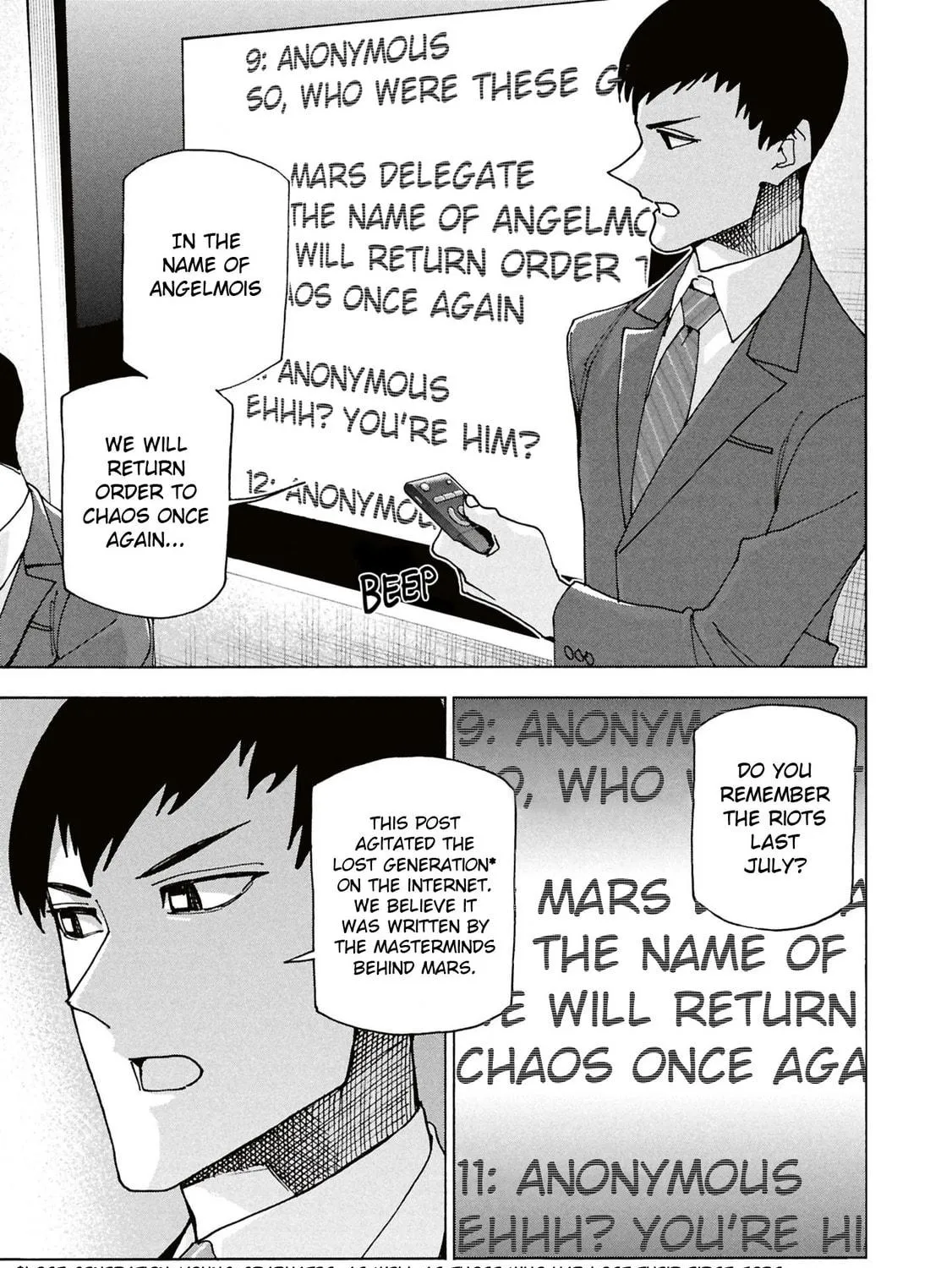 Destroy all humankind. They can't be regenerated. Chapter 61 page 11 - 