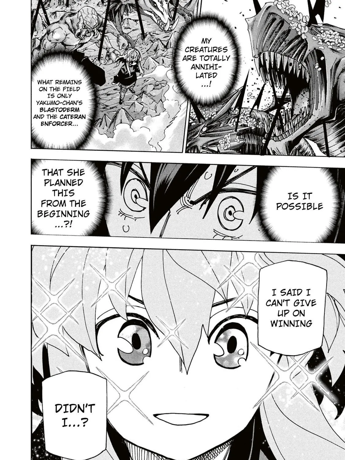 Destroy all humankind. They can't be regenerated. Chapter 62 page 89 - 