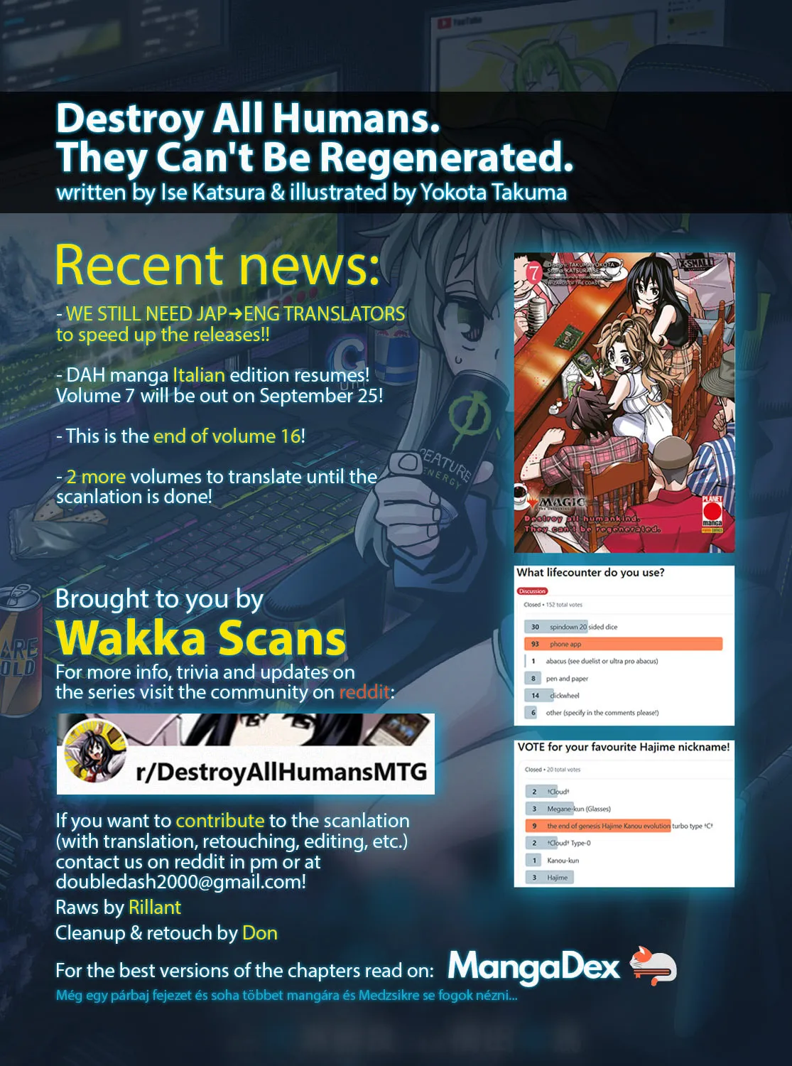 Destroy all humankind. They can't be regenerated. Chapter 63 page 1 - 