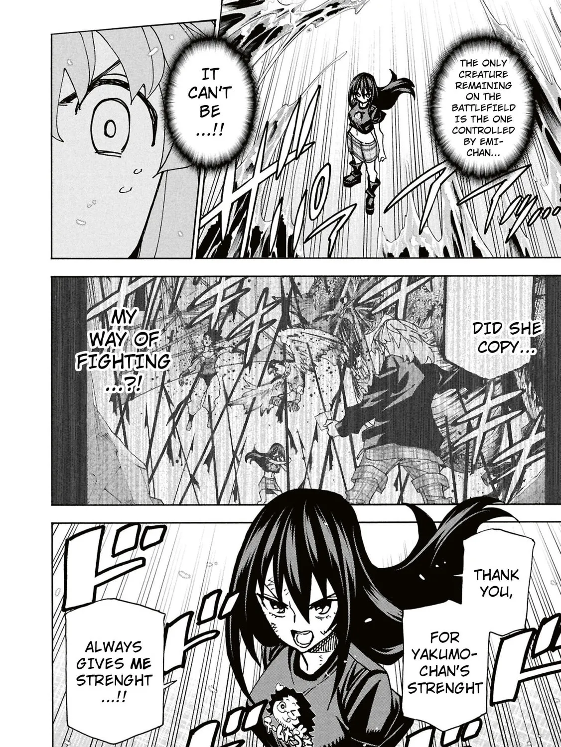 Destroy all humankind. They can't be regenerated. Chapter 63 page 85 - 