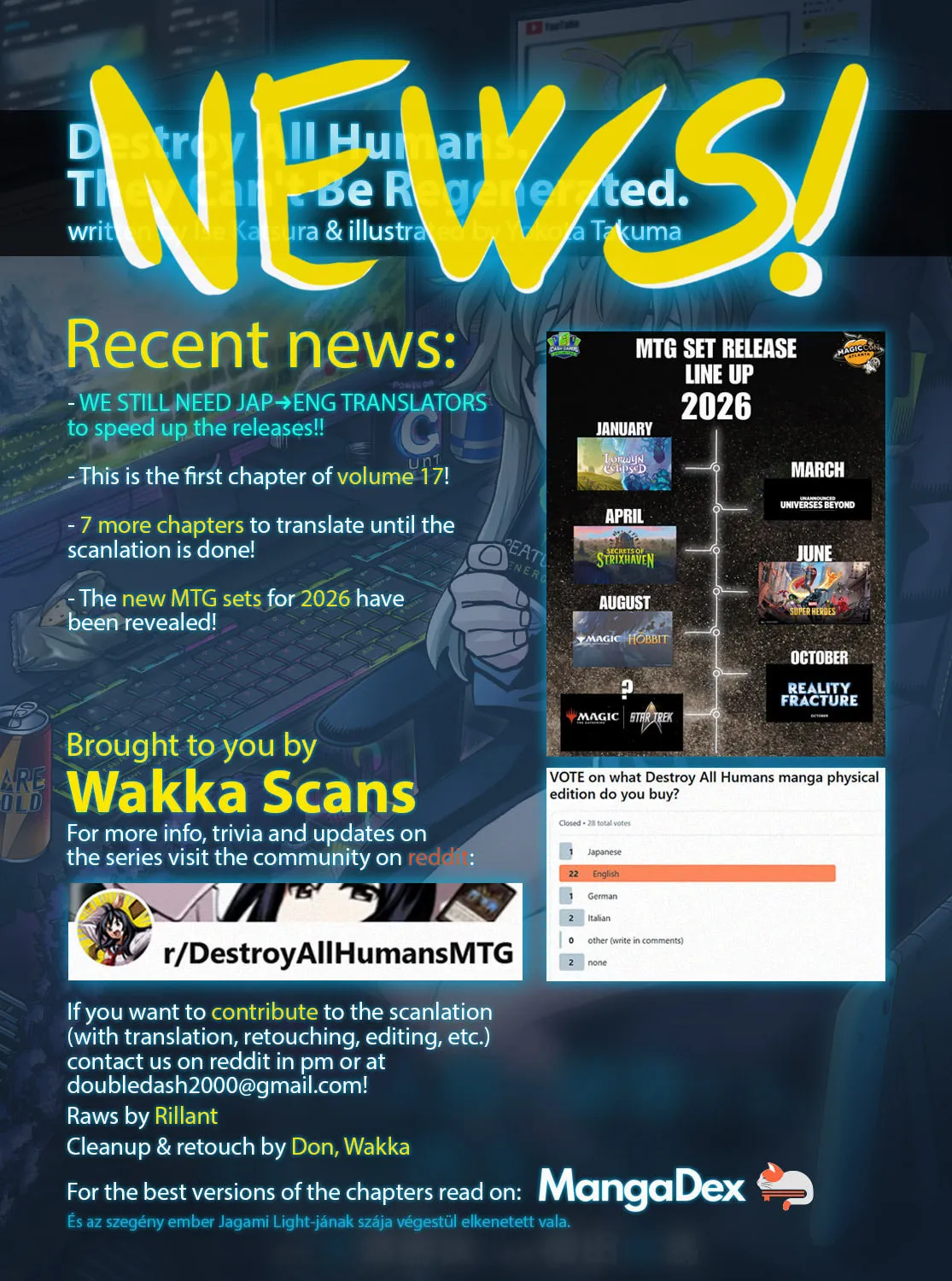 Destroy all humankind. They can't be regenerated. Chapter 64 page 9 - 