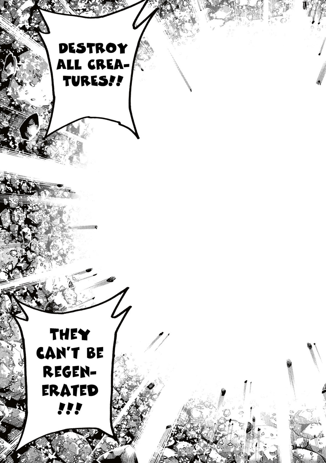 Destroy all humankind. They can't be regenerated. Chapter 69 page 32 - 