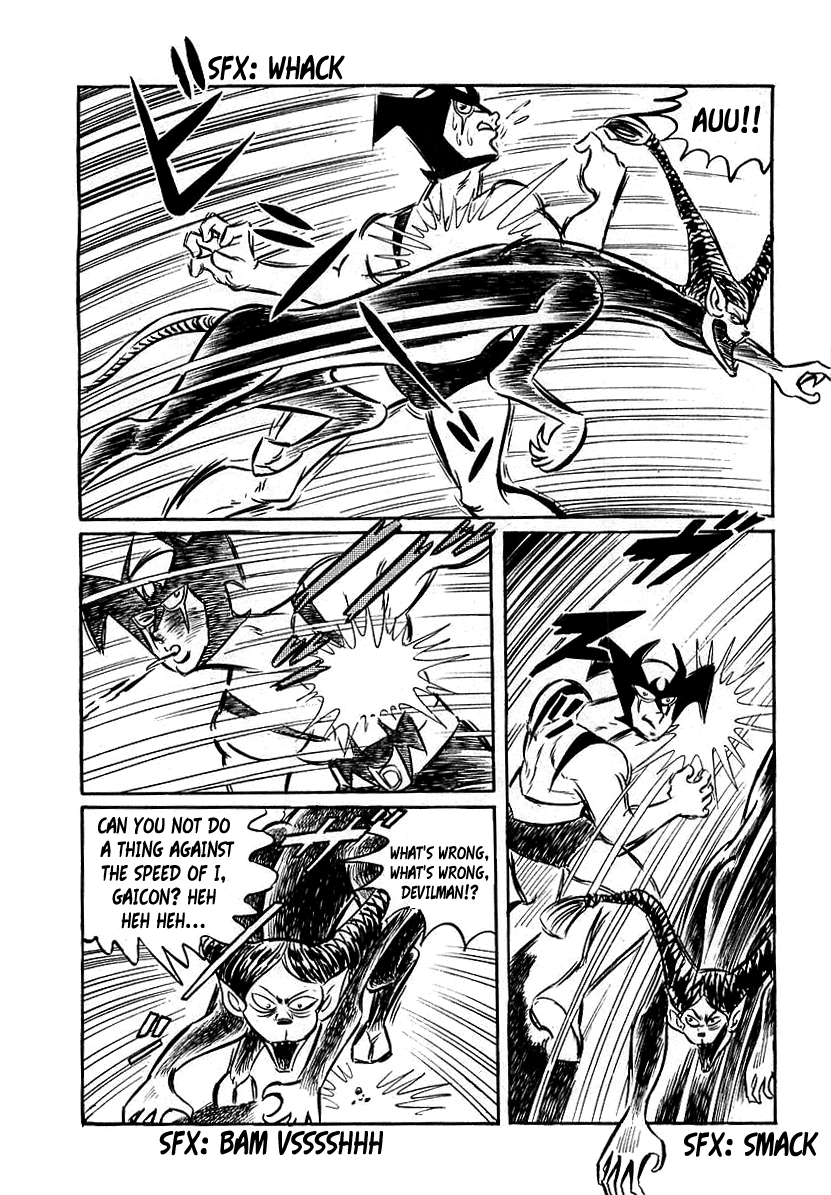 Devilman Chapter 11 page 28 - 