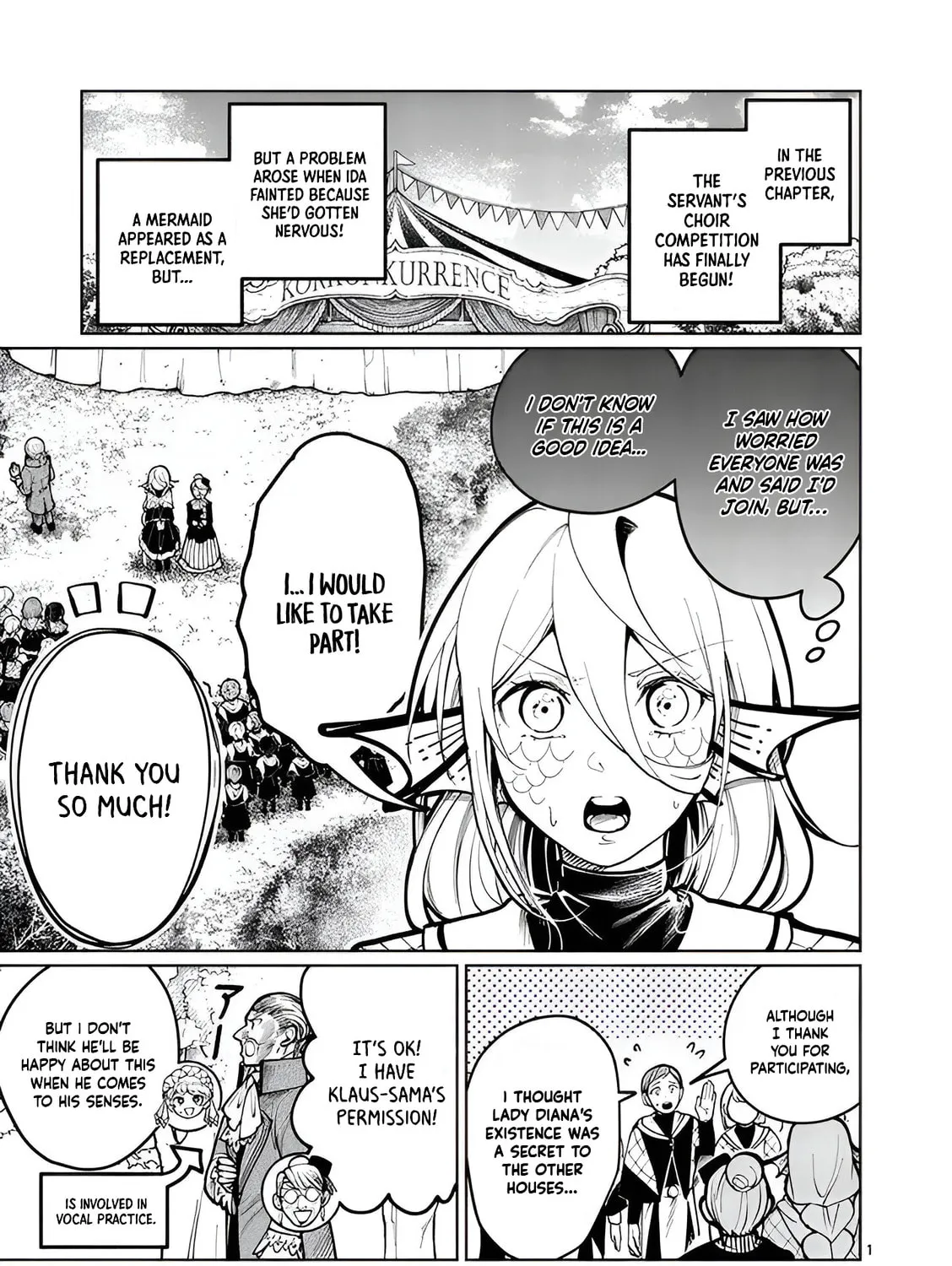 Diana Is a Strange Mermaid Chapter 19 page 1 - 