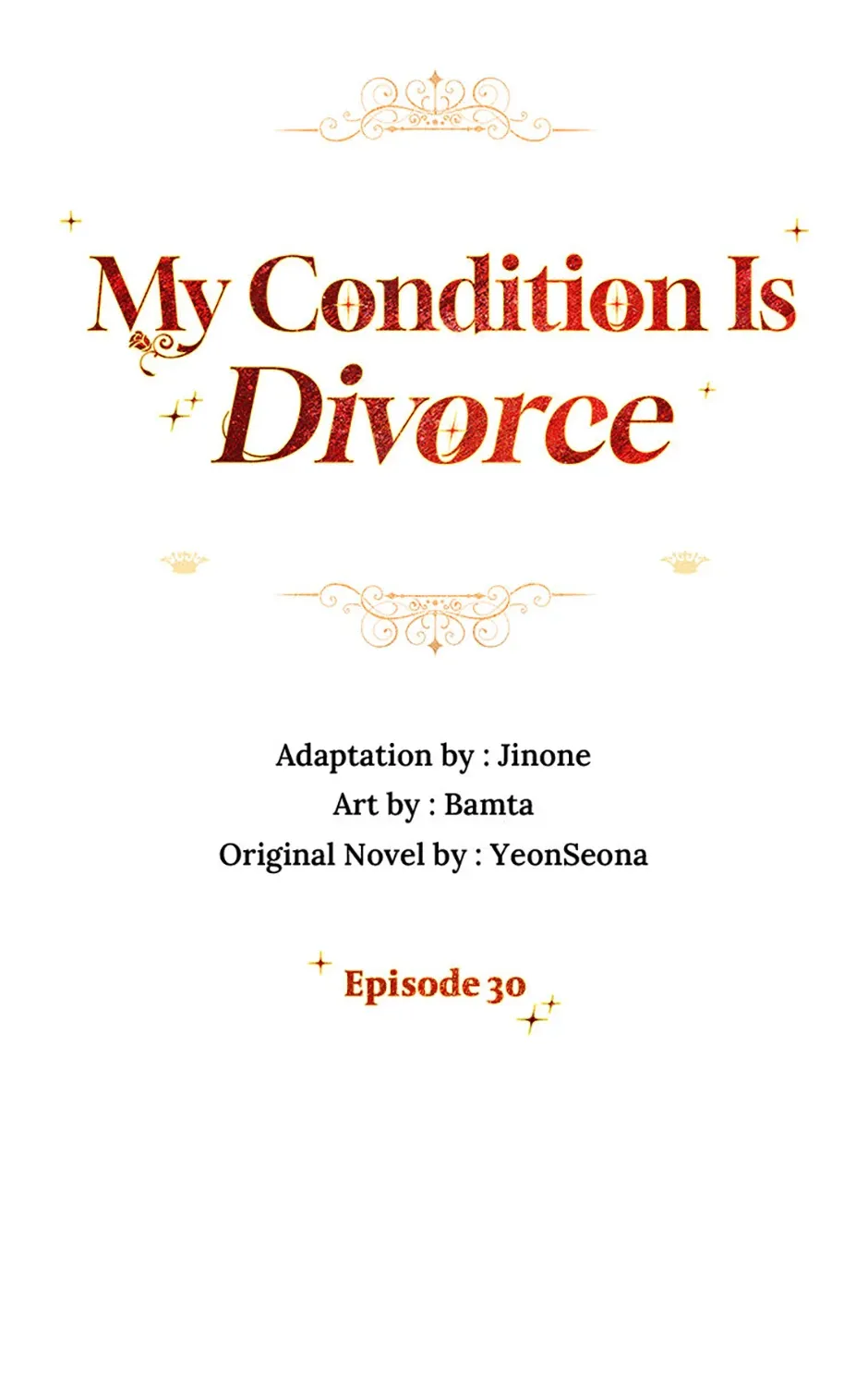 Divorce is the Condition Chapter 30 page 113 - 